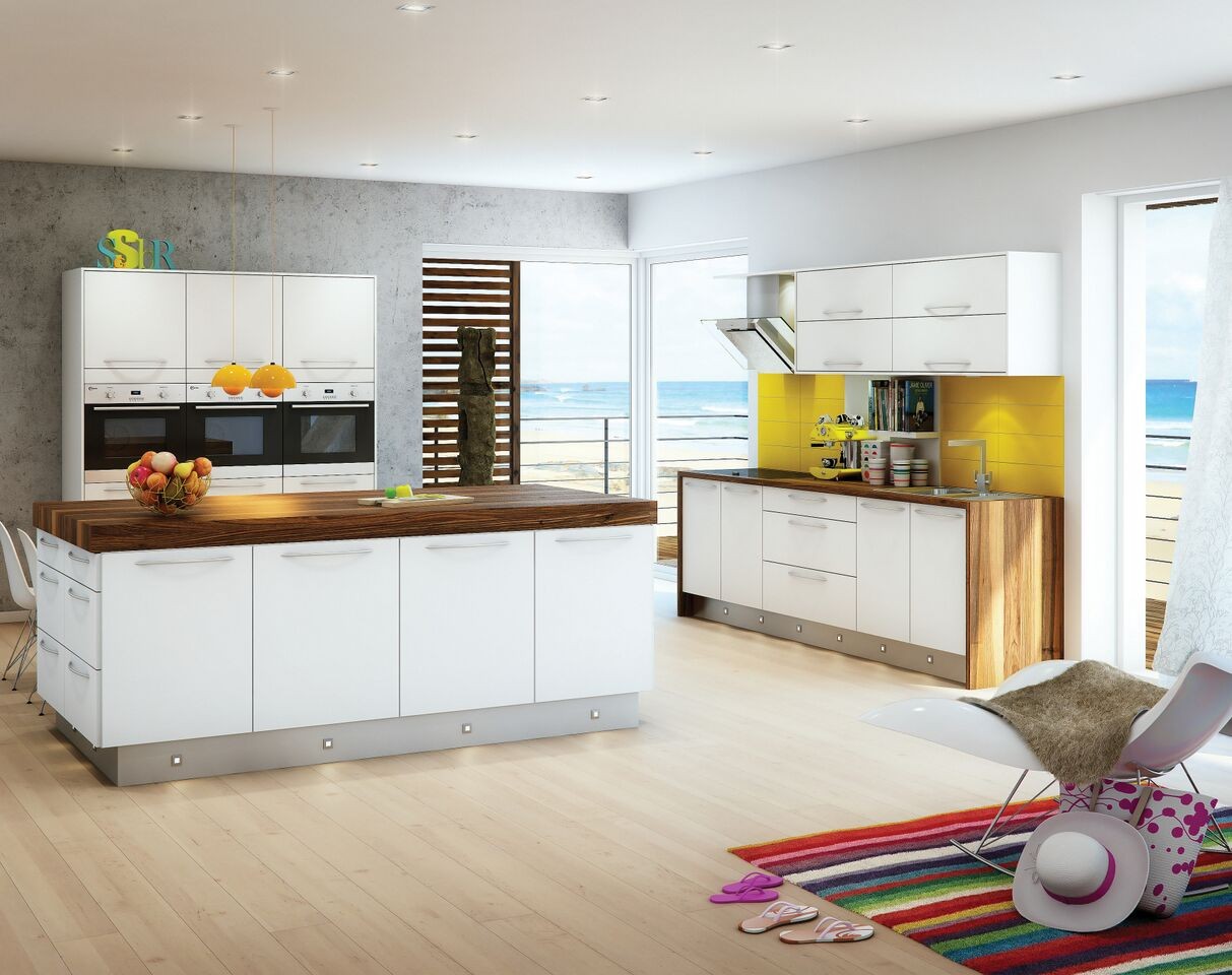 Colorado White Clean And Calm Kitchen Units